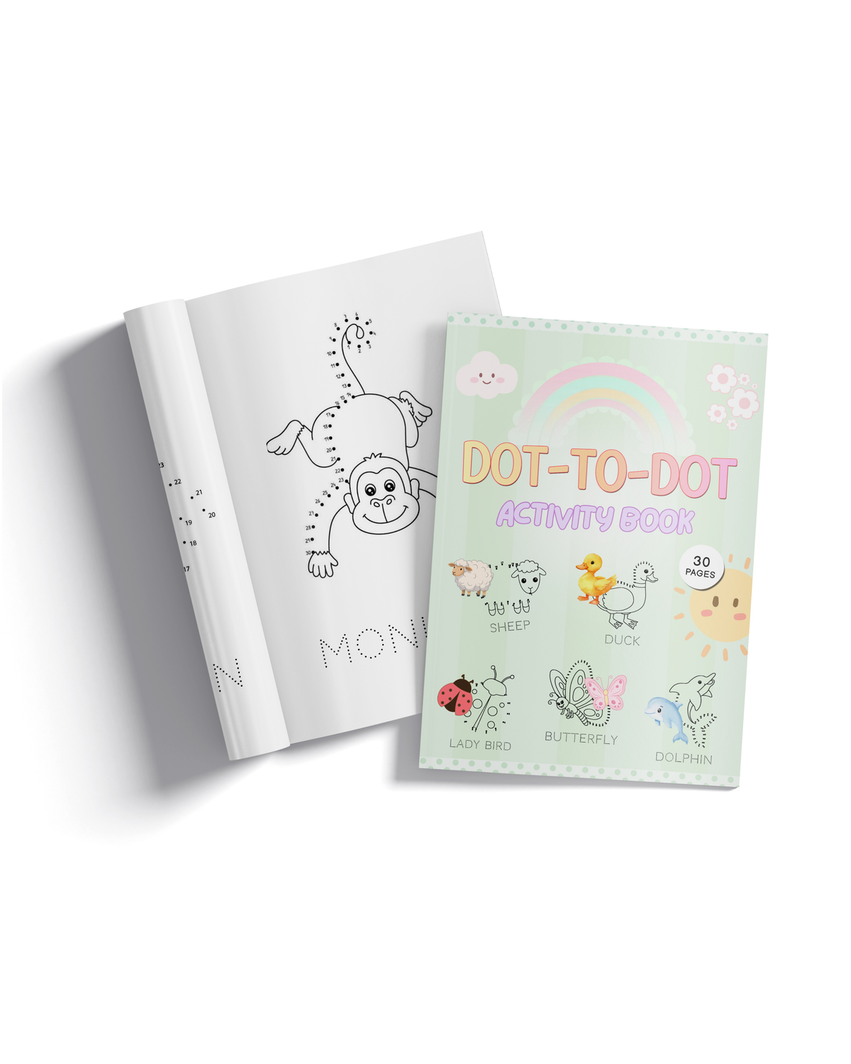 Animal Dot-To-Dot Book
